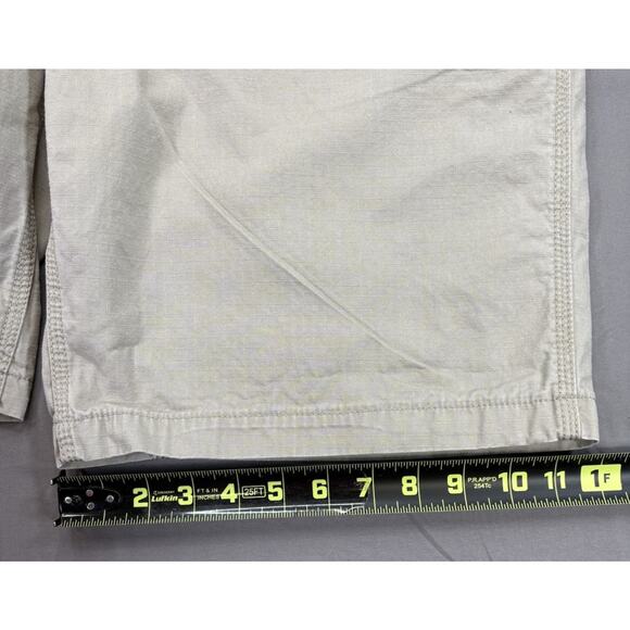 Carhartt Shorts Adult 36 Light Beige Relaxed Fit Work RN#14806 Men’s 10-inch - Picture 6 of 10